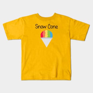 Rainbow Snowcone Kids T-Shirt